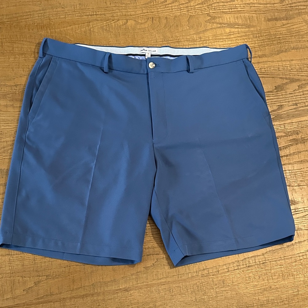 Peter Millar Men’s Performance Shorts – Deep Blue – Size 40